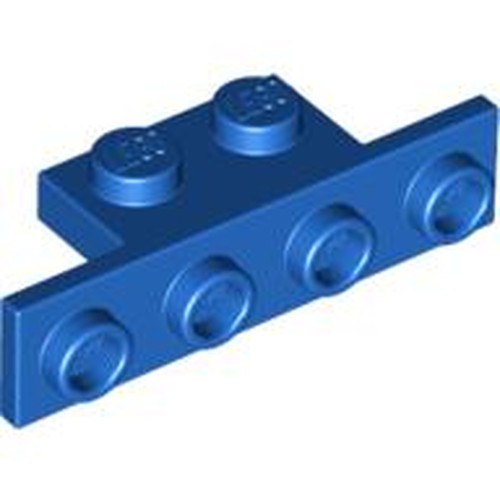 LEGO 2436 Bracket 1 x 2 - 1 x 4 in Blue - Authentic LEGO Part