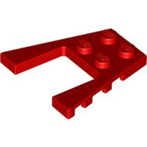 LEGO 43719 Wedge, Plate 4 x 4 in Red - Authentic LEGO Part