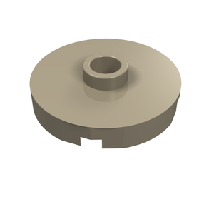 LEGO 18674 Tile, Round 2 x 2 with Open Stud in Dark Tan - Authentic LEGO Part