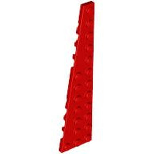 LEGO 47397 Wedge, Plate 12 x 3 Left in Red - Authentic LEGO Part