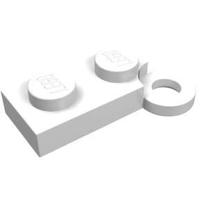 LEGO 2429 Hinge Plate 1 x 4 Swivel Base in White - Authentic LEGO Part