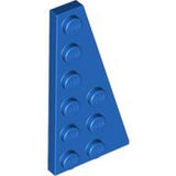 LEGO 54383 Wedge, Plate 6 x 3 Right in Blue - Authentic LEGO Part