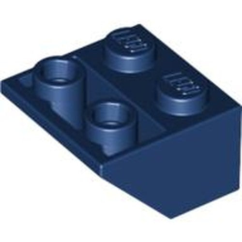 LEGO 3660 Slope, Inverted 45 2 x 2 with Flat Bottom Pin in Dark Blue - Authentic LEGO Part