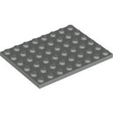 LEGO 3036 Plate 6 x 8 in Light Gray - Authentic LEGO Part