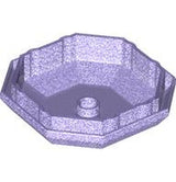 LEGO 80337 Rock 4 x 4 Octagonal, Bottom (Diamond Dress Container Top) - Main Product Image
