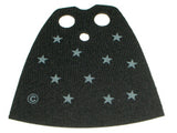 LEGO 522px1 Minifigure Cape Cloth, Standard - Starched Fabric - 4.0cm Height with Light Gray Stars and Copyright Symbol (©) Pattern - Main Product Image