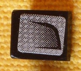 LEGO 54200pb049L Slope 30 1 x 1 x 2/3 with  Air Intake Faded Pattern Model Left (Sticker) - Set 8132 - Main Product Image