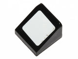 LEGO 54200pb061 Slope 30 1 x 1 x 2/3 with White Square Pattern (Sticker) - Set 30195 - Main Product Image