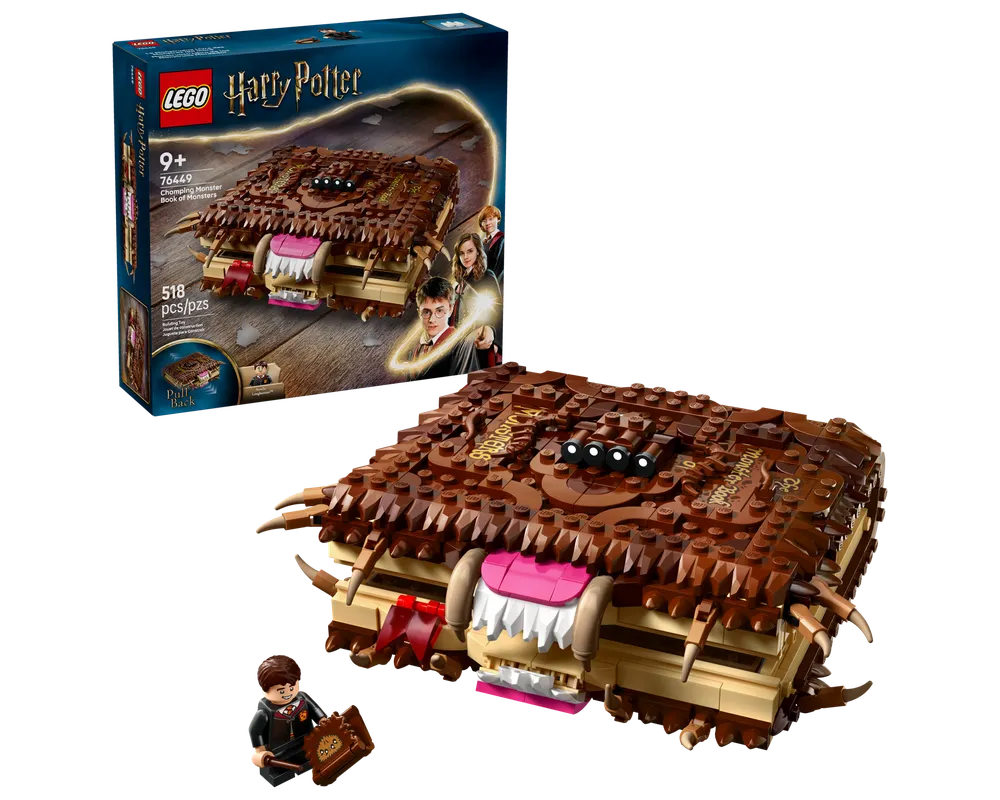 LEGO Harry Potter 76449 - Chomping Monster Book of Monsters - Authentic LEGO Set Main Image