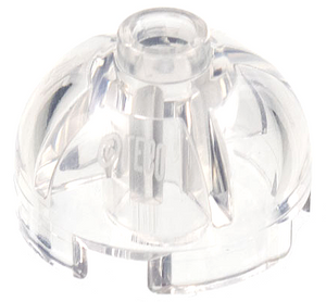 LEGO 553 Brick Round 2 x 2 Dome Top, Hollow Stud in Trans-Clear - Authentic LEGO Part