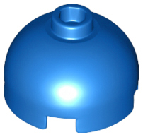 LEGO 553 Brick Round 2 x 2 Dome Top, Hollow Stud in Blue - Authentic LEGO Part