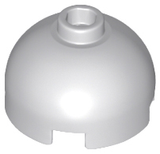 LEGO 553 Brick Round 2 x 2 Dome Top, Hollow Stud in Light Bluish Gray - Authentic LEGO Part
