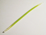 LEGO 57539pb02 Hose, Flexible Ribbed with 8mm Ends 19L / 15.2cm with Molded Lime Center Pattern - Main Product Image