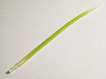 LEGO 57539pb02 Hose, Flexible Ribbed with 8mm Ends 19L / 15.2cm with Molded Lime Center Pattern - Main Product Image