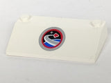LEGO 58181pb03 Slope 33 3 x 6 without Inner Walls with Space Center Logo Pattern (Sticker) - Set 3366 - Main Product Image