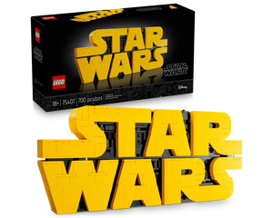 LEGO Star Wars 75407 - Brick-Built Star Wars Logo - Authentic LEGO Set Main Image