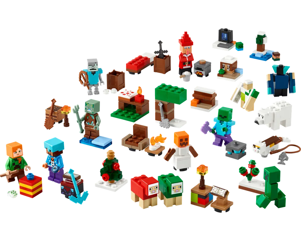LEGO Minecraft 21280 - Advent Calendar 2025, Minecraft - Authentic LEGO Set Image 2