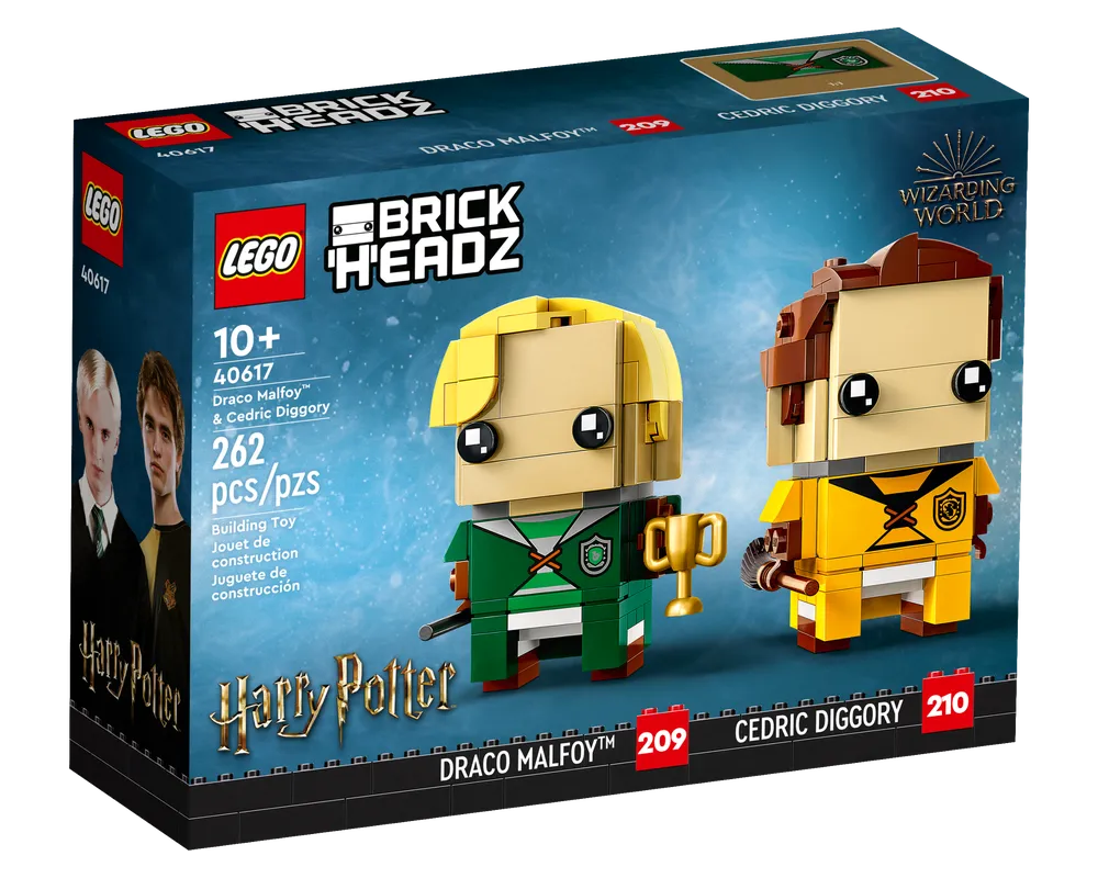 =LEGO BrickHeadz 40617 - Draco Malfoy & Cedric Diggory - Authentic LEGO Set Main Image