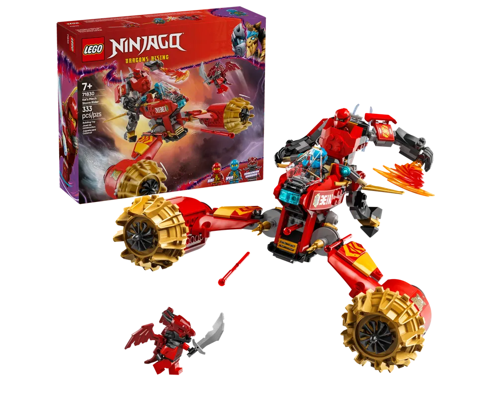 LEGO NINJAGO 71830 - Kai's Mech Storm Rider - Authentic LEGO Set Main Image