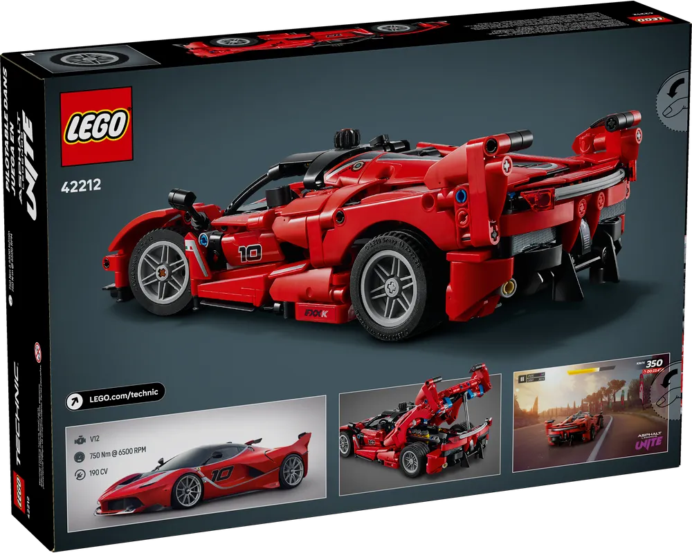 LEGO Technic 42212 - Ferrari FXX K - Authentic LEGO Set Image 4