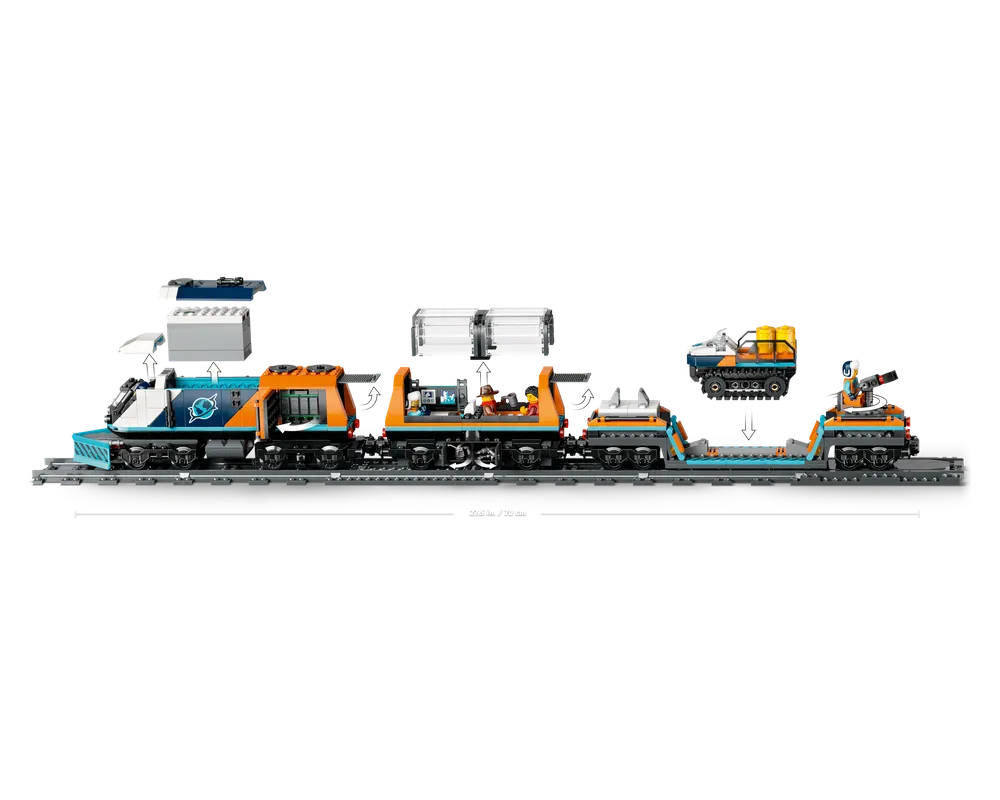 LEGO City 60470 - Explorers' Arctic Polar Express Train - Authentic LEGO Set Image 16