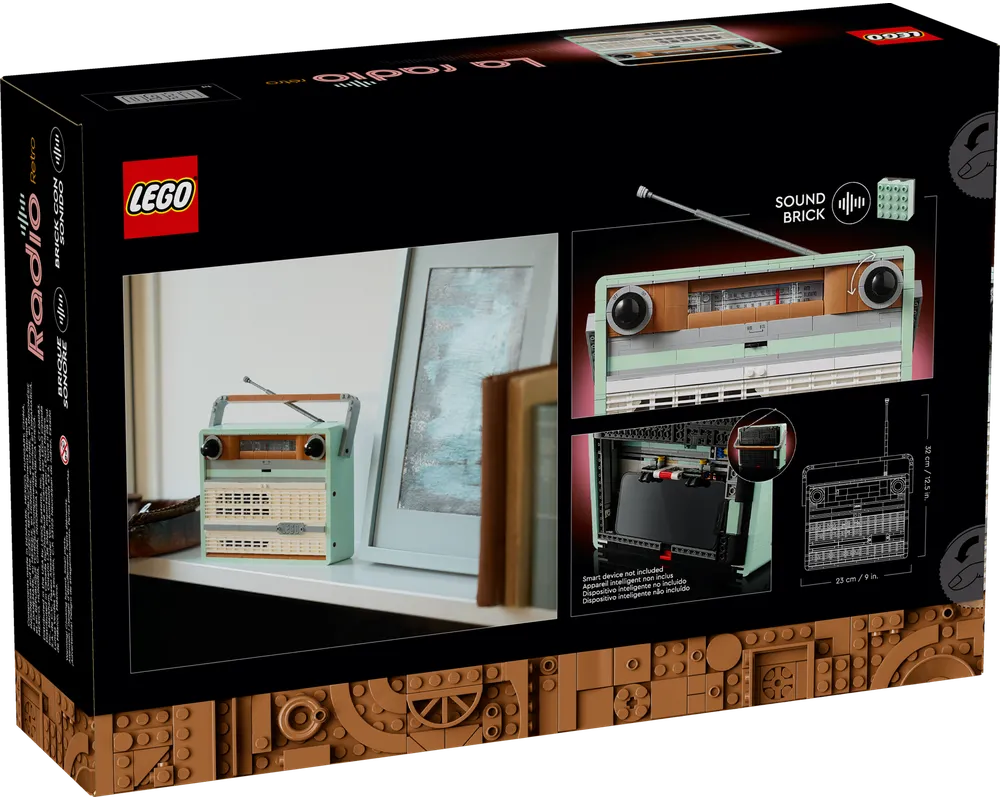 LEGO Creator 10334 - Retro Radio - Authentic LEGO Set Image 8