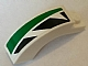 LEGO 6005pb008L Arch 1 x 3 x 2 Curved Top with Green and Black Pattern Model Left Side (Sticker) - Set 8864 - Main Product Image