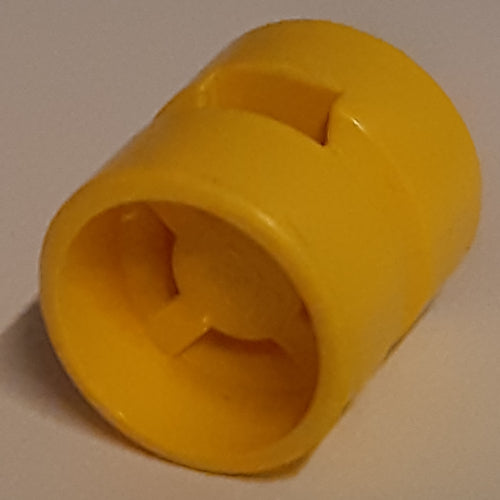 LEGO 6014a Wheel 11mm D. x 12mm, Hole Round for Wheels Holder Pin in Yellow - Authentic LEGO Part