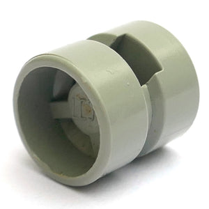 LEGO 6014a Wheel 11mm D. x 12mm, Hole Round for Wheels Holder Pin in Light Gray - Authentic LEGO Part