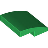 LEGO 15068 Slope, Curved 2 x 2 x 2/3 in Green - Authentic LEGO Part