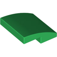 LEGO 15068 Slope, Curved 2 x 2 x 2/3 in Green - Authentic LEGO Part