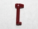 LEGO 61190d Minifigure, Helmet Antenna / Rangefinder with Rounded Shaft for Helmet SW Clone Trooper with Holes in Dark Red - Authentic LEGO Part