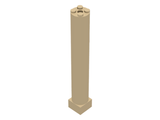 LEGO 6168c01 Support 2 x 2 x 11 Solid Pillar in Tan - Authentic LEGO Part