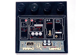LEGO 6179pb162 Tile, Modified 4 x 4 with Studs on Edge with SW Millennium Falcon Control Panel, Buttons, White and Red Lights Pattern (Sticker) - Set 75105 - Main Product Image