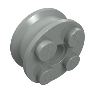 LEGO 6248 Wheel FreeStyle with Technic Pin Hole in Light Gray - Authentic LEGO Part