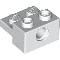 LEGO 73109 Technic, Brick Modified 1 x 2 with Hole and 1 x 2 Plate in White - Authentic LEGO Part