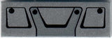 LEGO 63864pb066 Tile 1 x 3 with Black Truck Grille Frame Pattern - Main Product Image