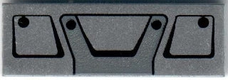 LEGO 63864pb066 Tile 1 x 3 with Black Truck Grille Frame Pattern - Main Product Image