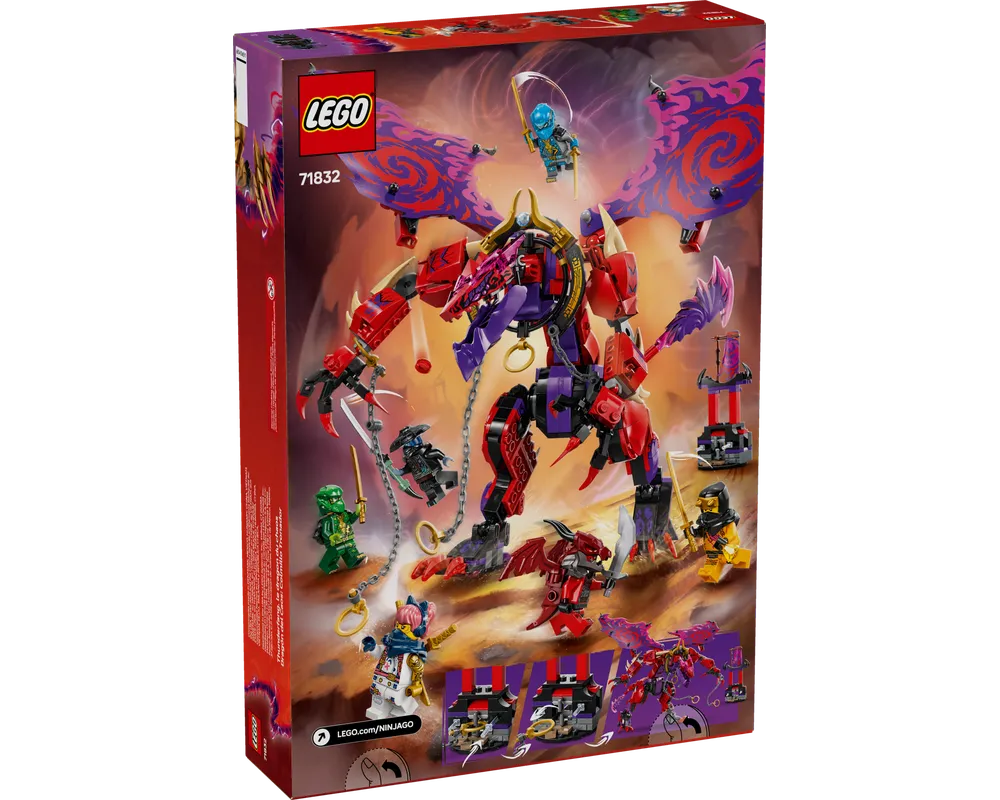 LEGO NINJAGO 71832 - Thunderfang Dragon of Chaos - Authentic LEGO Set Image 3