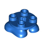 LEGO 66858 Legs with Plate Round 2 x 2 and Axle Hole - 2 Feet - Main Product Image