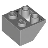 LEGO 76959 Slope, Inverted 45 2 x 2 with Hollow Round Bottom Tube in Light Bluish Gray - Authentic LEGO Part