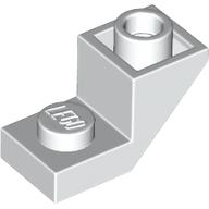 LEGO 2310 Slope, Inverted 45 2 x 1 with 2/3 Cutout in White - Authentic LEGO Part