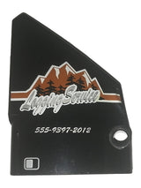LEGO 64680pb015 Technic, Panel Fairing #14 Large Short Smooth, Side B with &#39;Logging Service&#39; and &#39;555-9397-2012&#39; Pattern (Sticker) - Set 9397 - Main Product Image