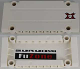 LEGO 64782pb015R Technic, Panel Plate 5 x 11 x 1 with World Racers Team Extreme Logo on Outside and Black and Red 'FuZone' on Inside Pattern Model Right Side (Stickers) - Set 8864 - Main Product Image