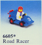 LEGO City 6605 - Road Racer With instructions - No box - Authentic LEGO Set Main Image