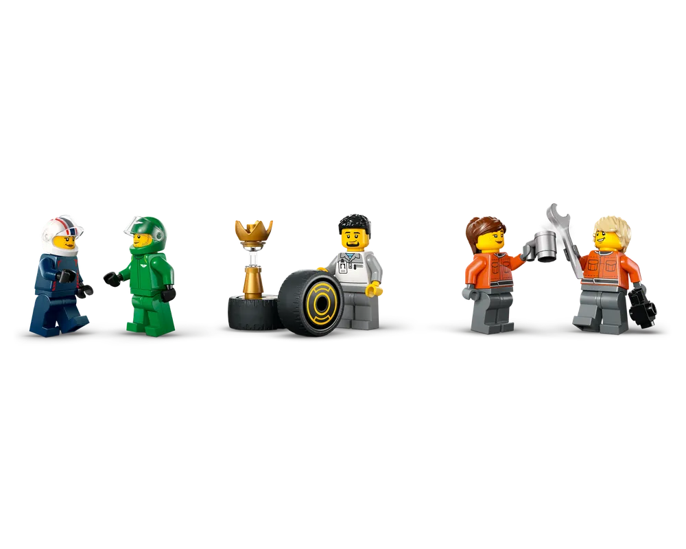 LEGO City 60445 - F1 Truck with RB20 & AMR24 F1 Cars - Authentic LEGO Set Image 8
