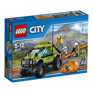 LEGO City 60121 - Volcano Exploration Truck - Authentic LEGO Set Main Image