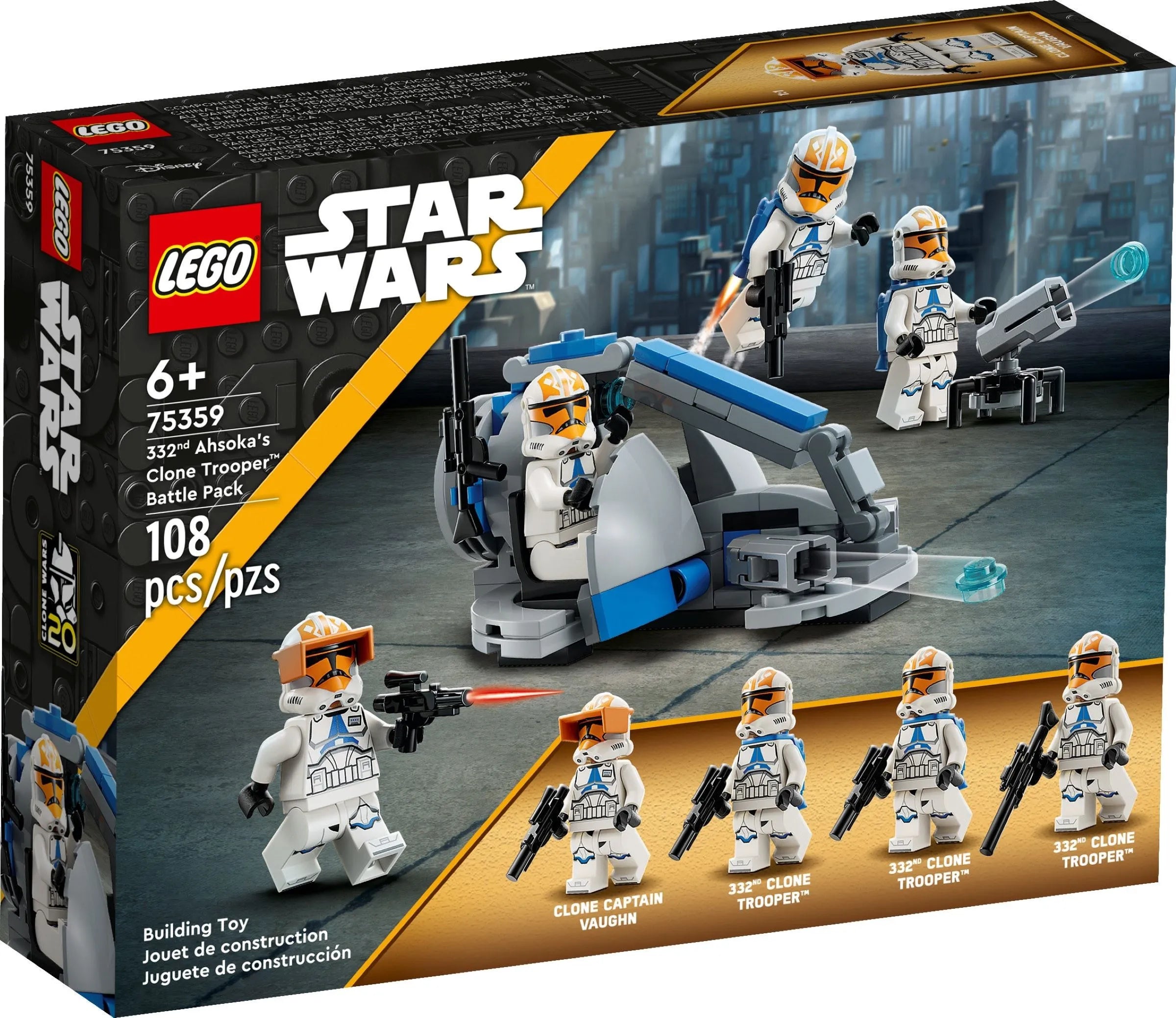 LEGO Star Wars 75359 - 332nd Ahsoka's Clone Trooper Battle Pack - Authentic LEGO Set Main Image