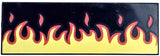 LEGO 69729pb096 Tile 2 x 6 with Red and Yellow Flames Pattern - Main Product Image