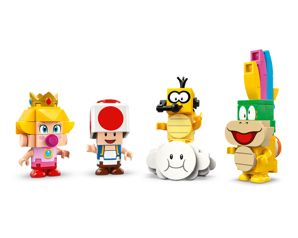 LEGO Super Mario 72036 - Baby Peach & Grand Prix Set - Authentic LEGO Set Image 6